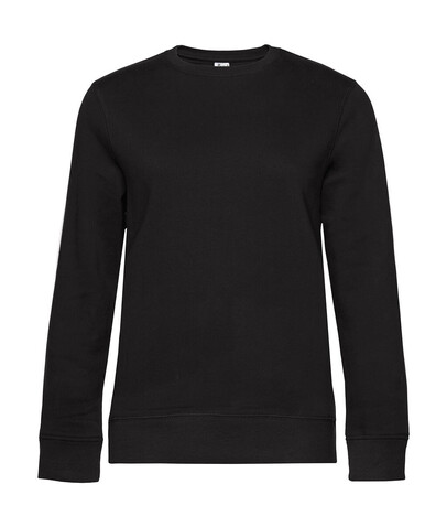 B &amp; C QUEEN Crew Neck, Black Pure, XS bedrucken, Art.-Nr. 243421062