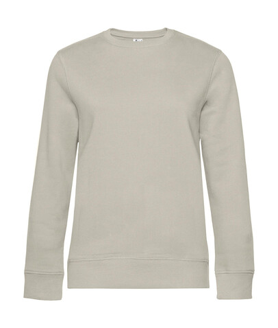 B &amp; C QUEEN Crew Neck, Grey Fog, XL bedrucken, Art.-Nr. 243421166