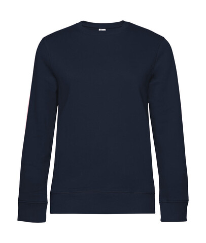 B &amp; C QUEEN Crew Neck, Navy, L bedrucken, Art.-Nr. 243422005
