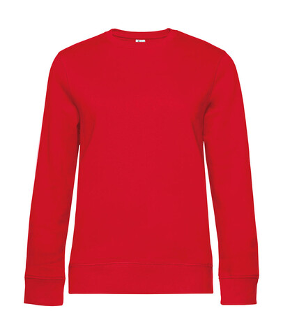 B &amp; C QUEEN Crew Neck, Red, S bedrucken, Art.-Nr. 243424003