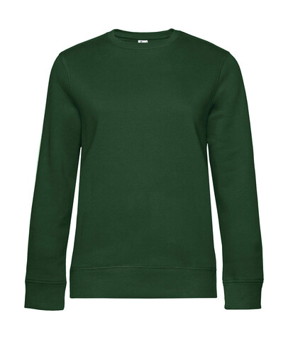 B &amp; C QUEEN Crew Neck, Bottle Green, 2XL bedrucken, Art.-Nr. 243425407