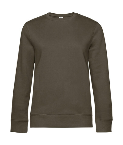 B &amp; C QUEEN Crew Neck, Khaki, XL bedrucken, Art.-Nr. 243427316