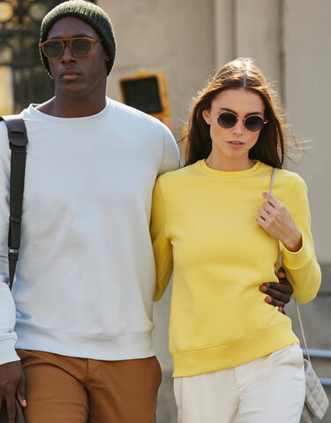 B &amp; C QUEEN Crew Neck, White, XS bedrucken, Art.-Nr. 243420002