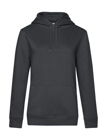 B &amp; C QUEEN Hooded, Asphalt, 2XL bedrucken, Art.-Nr. 245421087