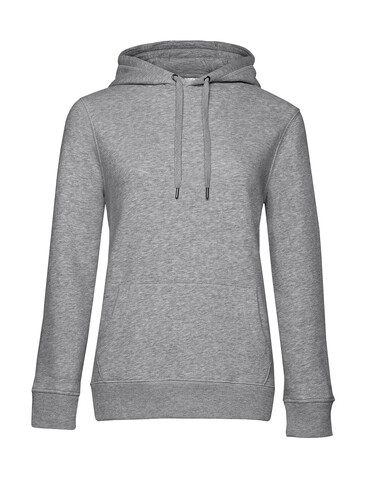 B &amp; C QUEEN Hooded, Heather Grey, S bedrucken, Art.-Nr. 245421233