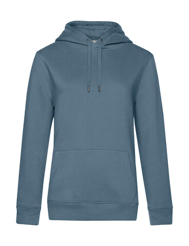 B &amp; C QUEEN Hooded, Nordic Blue, S bedrucken, Art.-Nr. 245422143
