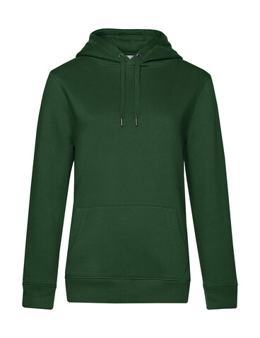 B &amp; C QUEEN Hooded, Bottle Green, XS bedrucken, Art.-Nr. 245425402