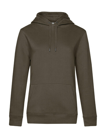 B &amp; C QUEEN Hooded, Khaki, M bedrucken, Art.-Nr. 245427314