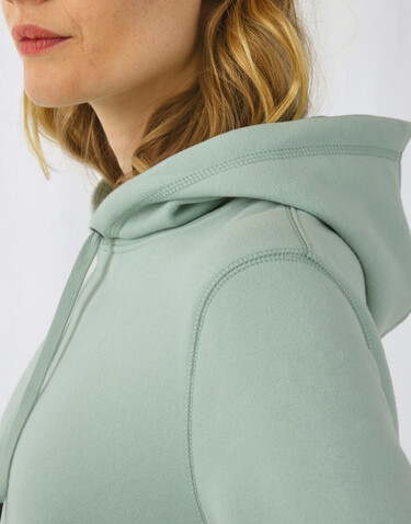 B &amp; C QUEEN Hooded, Grey Fog, XL bedrucken, Art.-Nr. 245421166