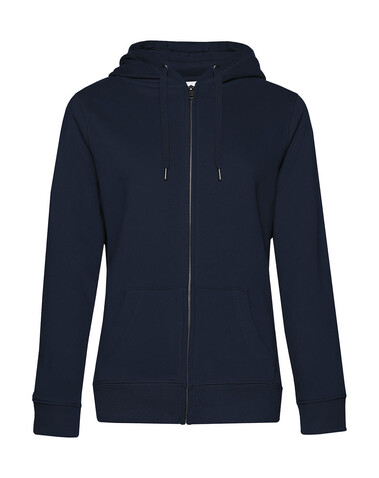 B &amp; C QUEEN Zipped Hood, Navy, XL bedrucken, Art.-Nr. 247422006