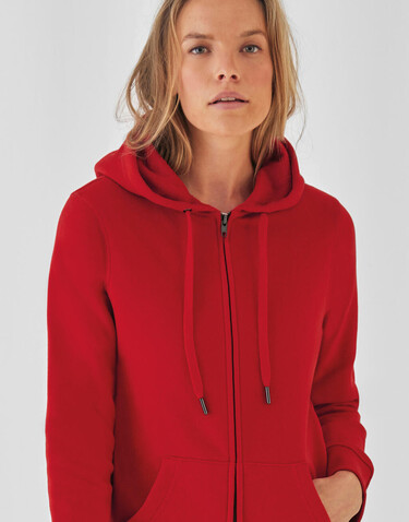 B &amp; C QUEEN Zipped Hood, Navy Blue, XL bedrucken, Art.-Nr. 247422076
