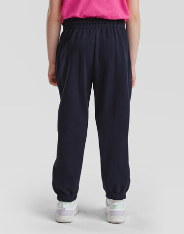 Fruit of the Loom Kids` Classic Elasticated Cuff Jog Pants, Black, 116 (5-6) bedrucken, Art.-Nr. 248011014