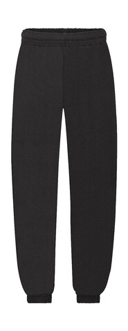Fruit of the Loom Kids` Classic Elasticated Cuff Jog Pants, Black, 164 (14-15) bedrucken, Art.-Nr. 248011018