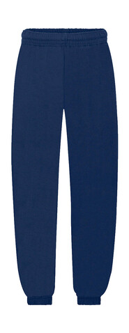 Fruit of the Loom Kids` Classic Elasticated Cuff Jog Pants, Navy, 164 (14-15) bedrucken, Art.-Nr. 248012008