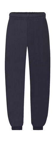 Fruit of the Loom Kids` Classic Elasticated Cuff Jog Pants, Deep Navy, 128 (7-8) bedrucken, Art.-Nr. 248012025