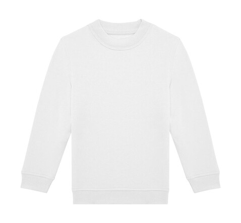 B &amp; C ID.332 Crew /kids, White, 5/6 (110/116) bedrucken, Art.-Nr. 248420004