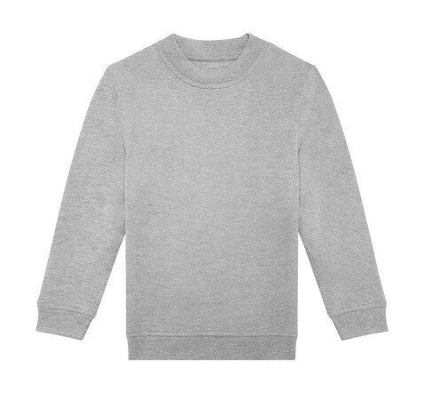 B &amp; C ID.332 Crew /kids, Sport Grey, 3/4 (98/104) bedrucken, Art.-Nr. 248421253