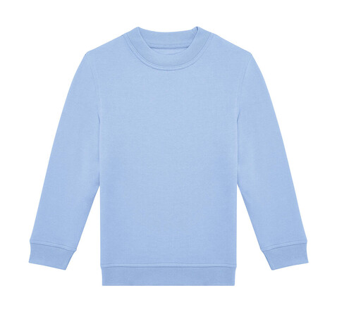 B &amp; C ID.332 Crew /kids, Lotus Blue, 12/13 (152/161) bedrucken, Art.-Nr. 248423047