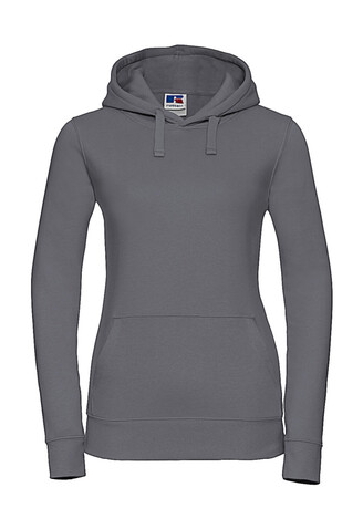 Russell Europe Ladies` Authentic Hooded Sweat, Convoy Grey, L bedrucken, Art.-Nr. 249001275