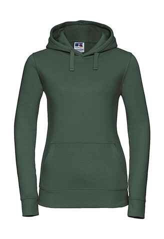 Russell Europe Ladies` Authentic Hooded Sweat, Bottle Green, XL bedrucken, Art.-Nr. 249005406