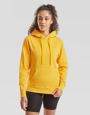 Fruit of the Loom Ladies` Classic Hooded Sweat, White, XS bedrucken, Art.-Nr. 249010002