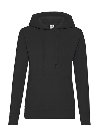 Fruit of the Loom Ladies` Classic Hooded Sweat, Black, 2XL bedrucken, Art.-Nr. 249011017 Fruit of the Loom Ladies` Classic Hooded Sweat, Black, 2XL bedrucken, Art.-Nr. 249011017