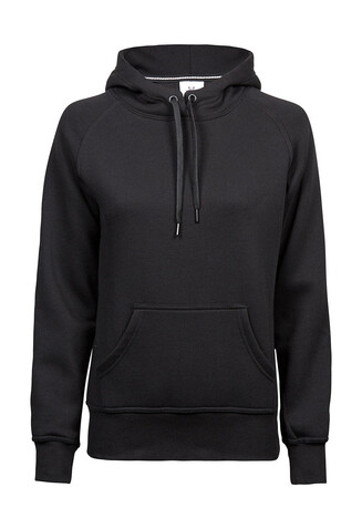 Tee Jays Ladies` Hooded Sweat, Black, M bedrucken, Art.-Nr. 249541014