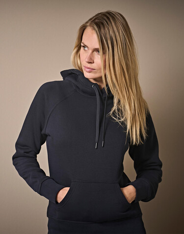 Tee Jays Ladies` Hooded Sweat, Black, S bedrucken, Art.-Nr. 249541013