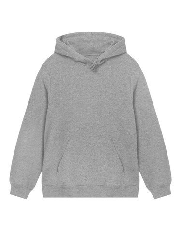 True Blanks Mens Regular Hoodie, Grey Melange, 2XL bedrucken, Art.-Nr. 250411137