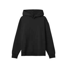 True Blanks Womens Oversized Hoodie, Off Black, XS bedrucken, Art.-Nr. 252411022