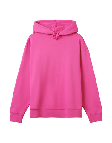True Blanks Womens Oversized Hoodie, Hyper Pink, XS bedrucken, Art.-Nr. 252414232