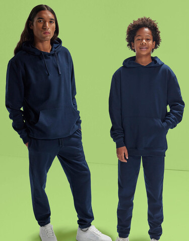 B &amp; C ID.333 Hoodie /kids, White, 3/4 (98/104) bedrucken, Art.-Nr. 252420003