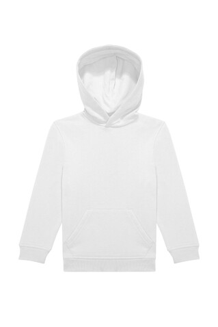 B &amp; C ID.333 Hoodie /kids, White, 3/4 (98/104) bedrucken, Art.-Nr. 252420003