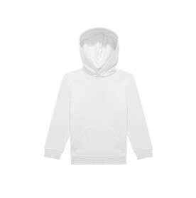 B &amp;amp; C ID.333 Hoodie /kids, White, 3/4 (98/104) bedrucken, Art.-Nr. 252420003