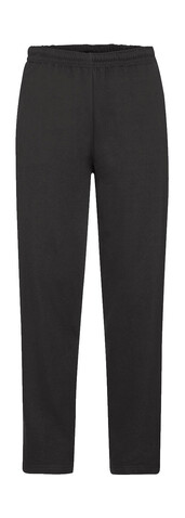 Fruit of the Loom Classic Open Hem Jog Pants, Black, XL bedrucken, Art.-Nr. 253011016