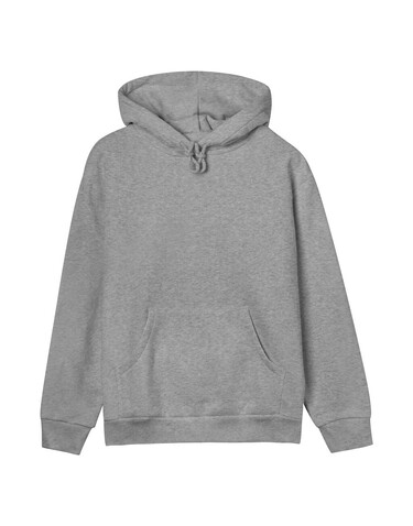 True Blanks Womens Regular Hoodie, Grey Melange, M bedrucken, Art.-Nr. 253411134