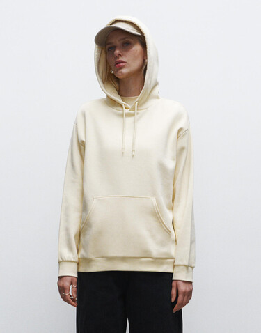True Blanks Womens Regular Hoodie, Grey Melange, S bedrucken, Art.-Nr. 253411133