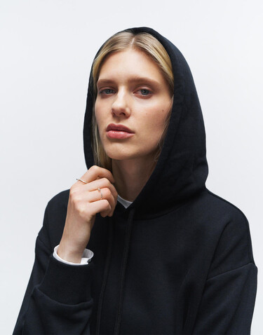 True Blanks Womens Regular Hoodie, Black, S bedrucken, Art.-Nr. 253411013