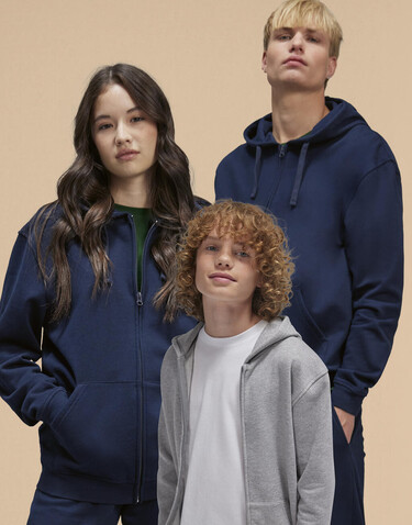 B & C ID.334 Zip Hood /kids, Black, 5/6 (110/116) bedrucken, Art.-Nr. 253421014 B & C ID.334 Zip Hood /kids, Black, 5/6 (110/116) bedrucken, Art.-Nr. 253421014