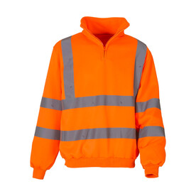 Yoko Fluo 1/4 Zip Sweat Shirt, Fluo Orange, S bedrucken, Art.-Nr. 261774053 Yoko Fluo 1/4 Zip Sweat Shirt, Fluo Orange, S bedrucken, Art.-Nr. 261774053