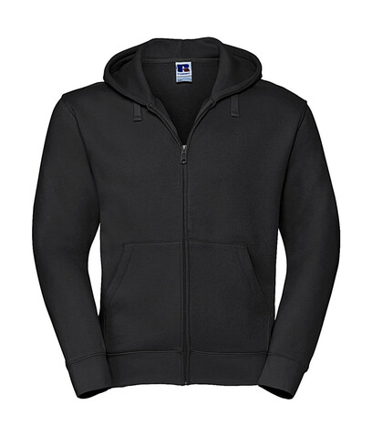 Russell Europe Men`s Authentic Zipped Hood, Black, XL bedrucken, Art.-Nr. 266001016