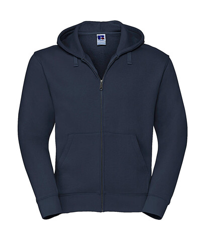 Russell Europe Men`s Authentic Zipped Hood, French Navy, L bedrucken, Art.-Nr. 266002015