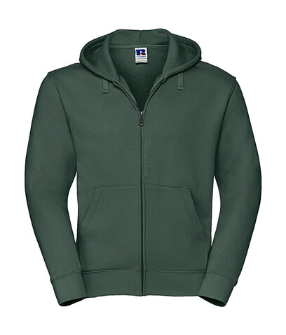 Russell Europe Men`s Authentic Zipped Hood, Bottle Green, XS bedrucken, Art.-Nr. 266005402