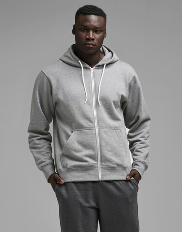 FDM Team Zip Hoodie, Sport Grey, L bedrucken, Art.-Nr. 266551235