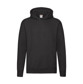 Fruit of the Loom Premium Hooded Sweat, Black, S bedrucken, Art.-Nr. 275011013