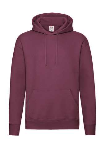 Fruit of the Loom Premium Hooded Sweat, Burgundy, S bedrucken, Art.-Nr. 275014483