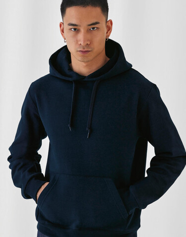 B &amp; C ID.003 Cotton Rich Hooded Sweatshirt, White, XS bedrucken, Art.-Nr. 275420002