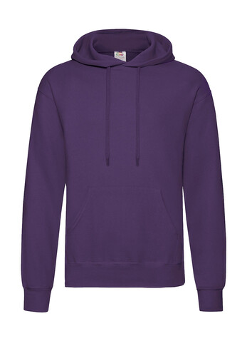 Fruit of the Loom Classic Hooded Sweat, Purple, L bedrucken, Art.-Nr. 276013495