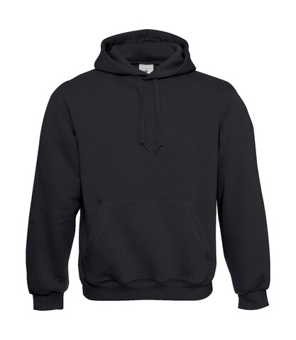 B &amp; C Hooded Sweatshirt, Black, 2XS bedrucken, Art.-Nr. 276421011