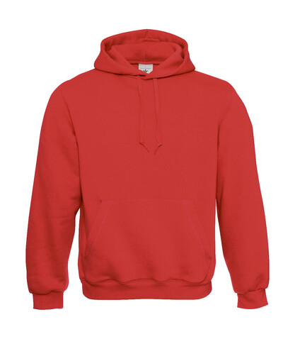 B &amp; C Hooded Sweatshirt, Red, 2XS bedrucken, Art.-Nr. 276424001